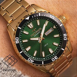 Relógio Technos Masculino Automatico Dourado 8205pg/1v