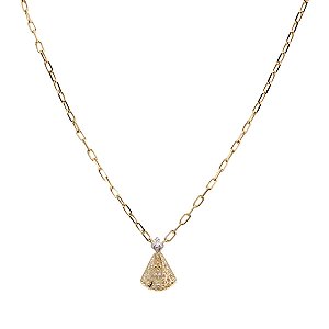 Kit Cordão + Pingente Nossa Senhora Aparecida Ouro 18k
