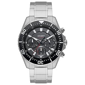 Relógio Orient Masculino Prata Solar Tech Mbssc288/p1sx