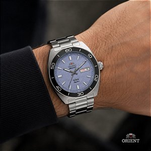 Relógio Orient Submariner Automático Prata Masculino Yn6ss017a1sx