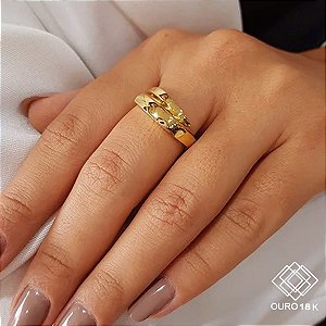 Anel Bold Ouro 18k
