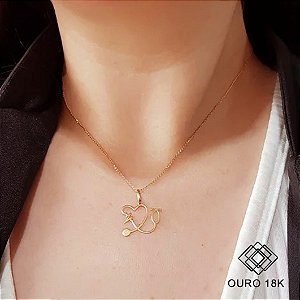 Pingente Medicina Formatura Ouro 18k