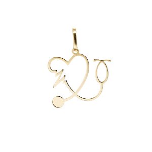 Pingente Medicina Formatura Ouro 18k