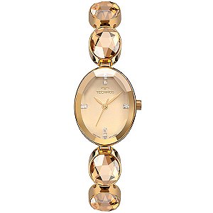 Relógio Technos Elegance Crystal Dourado 2036mtv/1d