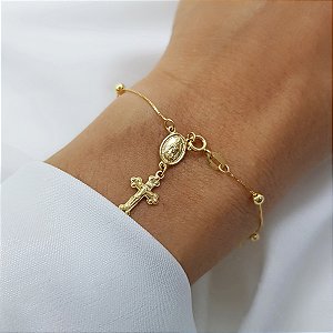 Pulseira Terço Ouro 18k