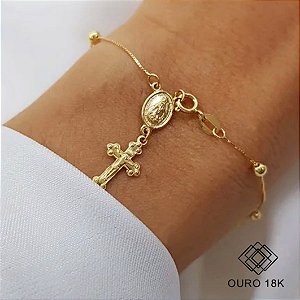 Pulseira Terço Ouro 18k