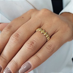 Anel Gotas Bold Ouro 18k