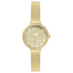 Kit Relógio Condor Feminino Dourado Co2035nzv/k4x