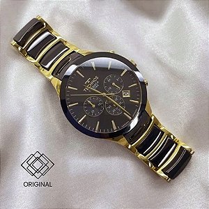 Relógio Technos Masculino Cerâmica Bicolor Js25bdd/2p