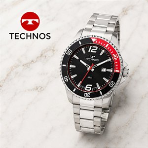 Relógio Technos Masculino Racer Prata 2115udb/1p