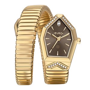 Relógio Euro Serpente Dourado Eu2035zam/5m