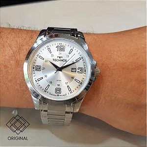 Relógio Technos Masculino Prata 2115mkts/1k