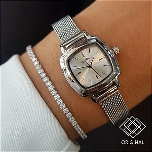 Relógio Euro Feminino Prata Eu2035zbr/4k