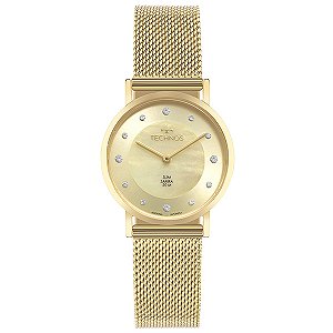Relógio Technos Slim Feminino Dourado 2025lva/1x