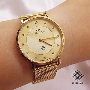 Relógio Technos Slim Feminino Dourado 2025lva/1x