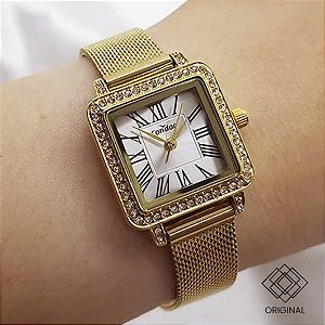 Relógio Condor Feminino Dourado Co2035nzx/4k