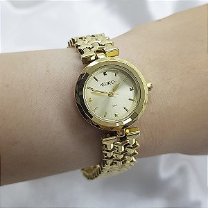 Relógio Euro Feminino Dourado Eu2035zcl/5d
