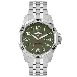 Relógio Mormaii Masculino Prata Mo2317ad/1v