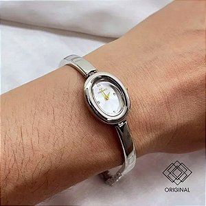 Relógio Technos Feminino Prata 5y20mb/1k