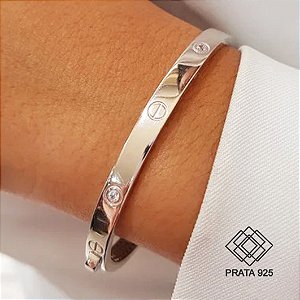 Bracelete Love Prata 925