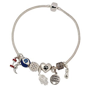 Pulseira Berloques Prata 925