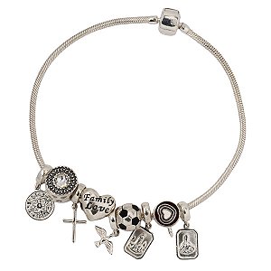 Pulseira Berloques Prata 925