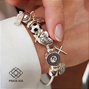 Pulseira Berloques Prata 925
