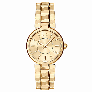 Relógio Armani Exchange Feminino Dourado Ax4407b1 C1kx