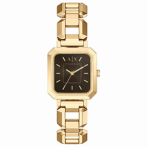 Relógio Armani Exchange Dourado Feminino Ax5738b1 N1kx