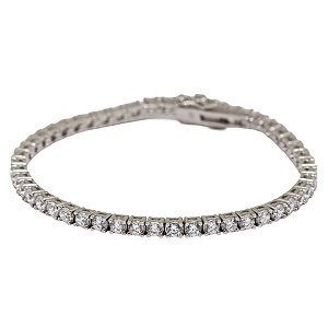 Pulseira Riviera em Prata 925 Zircônia