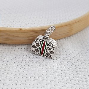 Pingente Berloque Bolsa Prata 925