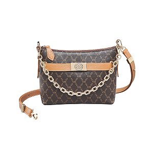 Bolsa Victor Hugo Andy Belmont Coffee Cuoio