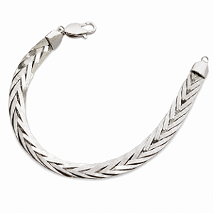 Pulseira Trançada em Prata 925