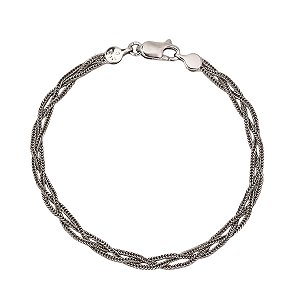 Pulseira Trançada em Prata 925