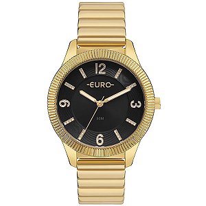 Kit Relógio Euro Feminino Dourado Eu2036yuv/k4p