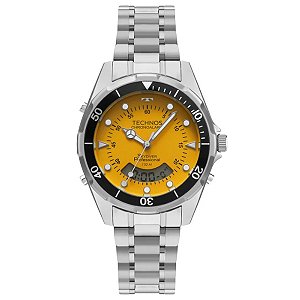 Relógio Technos Masculino Skydiver Prata Wt2060ab/1y