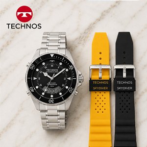 Relógio Technos Masculino Skydiver Prata Wt2060ad/t1p