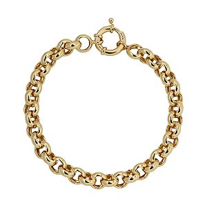 Pulseira Elo Português 7mm Ouro 18k