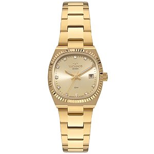 Relógio Technos Feminino Riviera Dourado Gl12ab/1x