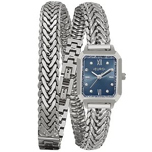Relógio Euro Feminino Mini Lux Prata Eu2035zbb/5a