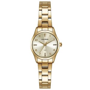 Relógio Mondaine Feminino Dourado 99824lpmvde1
