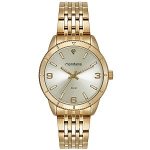 Relógio Mondaine Feminino Dourado 99821lpmvde1