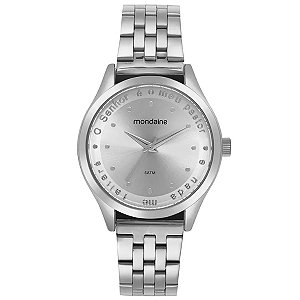 Kit Relógio Mondaine Salmo 33 Feminino Prata 99748l0mkne3k1