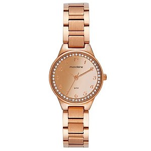 Kit Relógio Mondaine Feminino Rosê 32730lpmkre3k1
