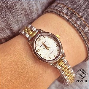 Relógio Mondaine Feminino Bicolor 32997lpmvbe3
