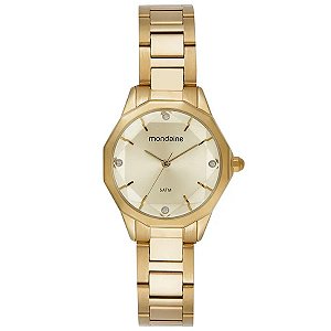 Relógio Mondaine Feminino Dourado 32844lpmvde1