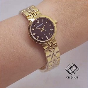 Relógio Mondaine Feminino Dourado 32731lpmvde1