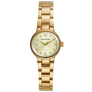 Relógio Mondaine Feminino Dourado 32770lpmvde1