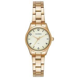 Relógio Mondaine Feminino Dourado 99825lpmvde1