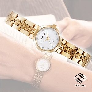 Relógio Mondaine Feminino Dourado 32692lpmvde1